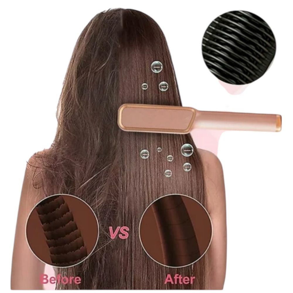 ✨ 2-in-1 Hair Straightener & Curler 🌸 Rose Gold 💕🔥